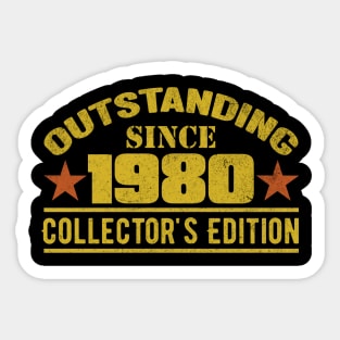 Outstanding Since 1980 Sticker